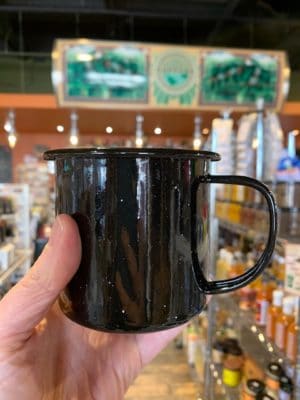 Enamel Cup Black 12oz