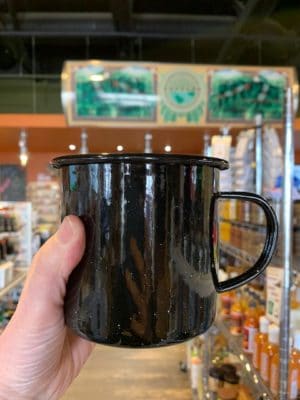 Enamel Cup Black 24oz