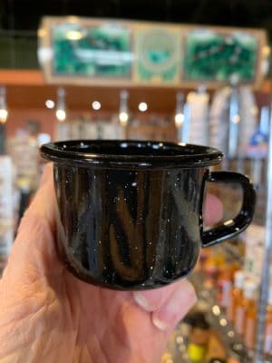 Enamel Cup Black 4oz