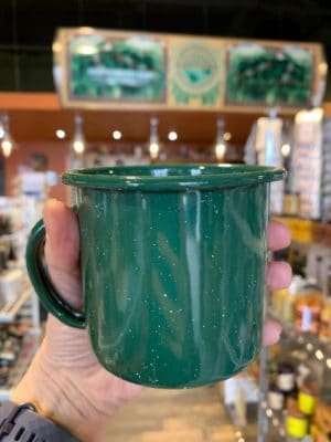 Enamel Green Cup 12oz