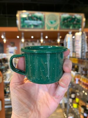 Enamel Green Cup 4oz