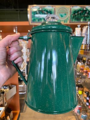 Enamel Percolator Green 8 Cup