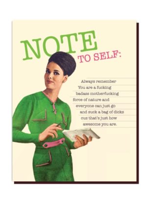 Note to Self Card