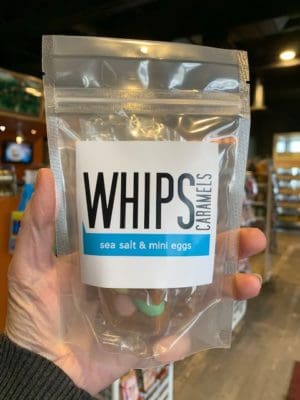 Whips Sea salt mini eggs caramels