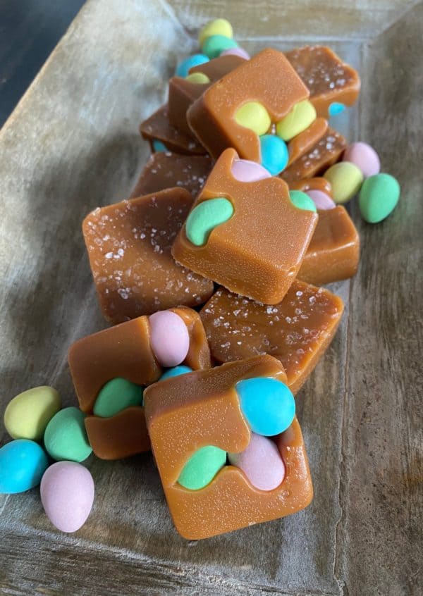 whips sea salt chocolate egg caramels