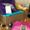 Medium Mother's Day Gift Box with bright tissue between the layers