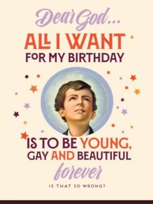 Offensive & Delightful Young, Gay, Beautiful Card