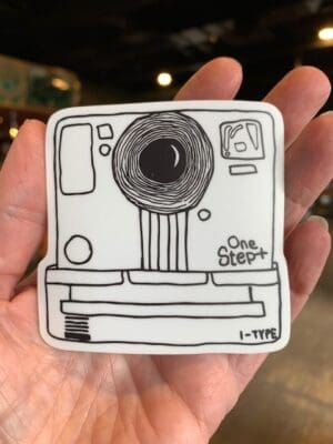 Vinyl Sticker Polaroid Camera