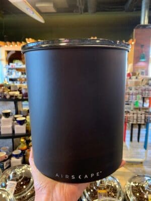 Planetary Designs Airscape Kilo - 1 Kg Coffee Bean Canister - Matte Black