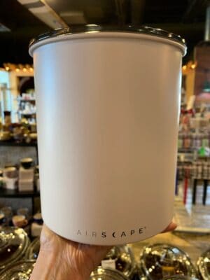 Airscape Kilo White Canister