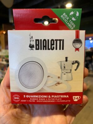 Bialetti Gaskets & Filter - 3-4 Cup