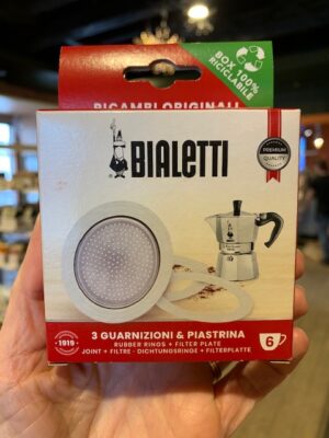 Bialetti Gaskets & Filter - 6 Cup