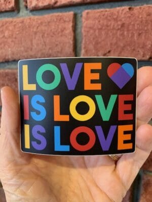 Vinyl Sticker - Love is Love