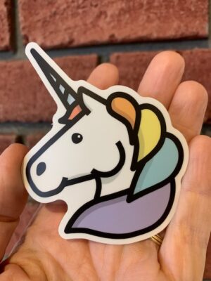 Vinyl Sticker - Unicorn Head