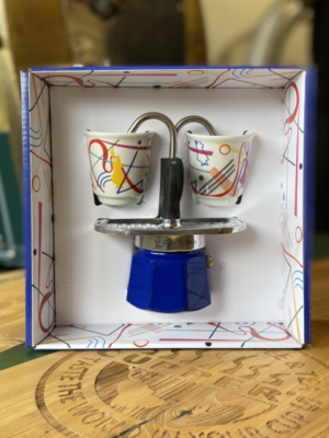 Bialetti Mini Express 2 Cup - Blue Kandinsky