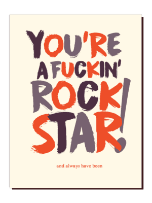 O&D Cards You're A Rockstar