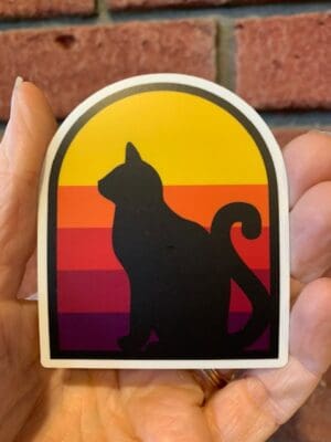 Vinyl Sticker Cat Silhouette