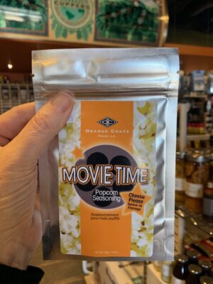 Orange crate cheese please movie time popcorn seasoning