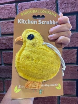 Loofah Art Yellow baby Chick