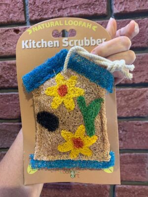 Loofah Art Birdhouse