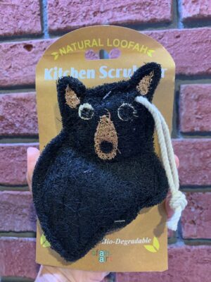 Loofah Art Black Bear Cub