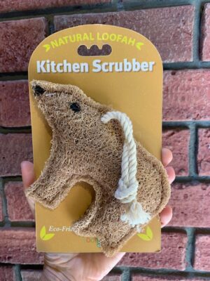 Loofah Art Grizzly Bear