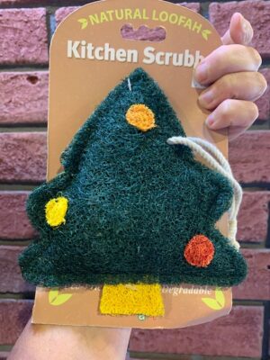 Loofah Art Christmas Tree