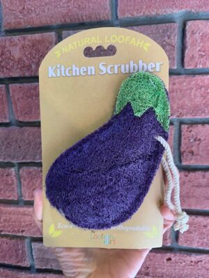 Loofah Art Eggplant