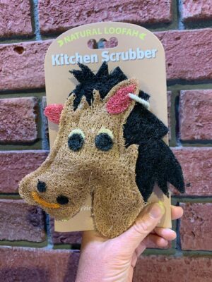 Loofah Art Horse