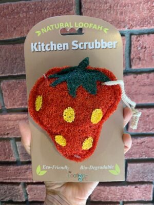 Loofah Art Strawberry