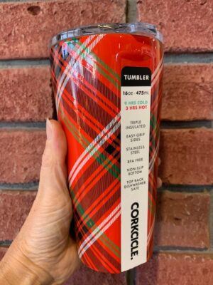 Corkcicle Tumbler in Highland Plaid 16oz