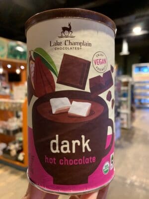 Lake Champlain Dark Hot Chocolate paper tin