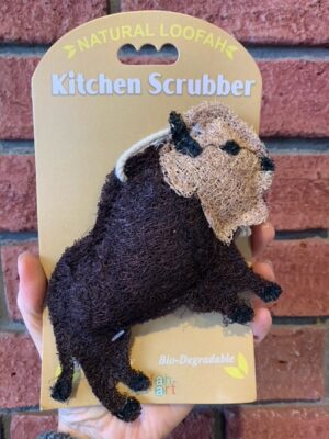 Loofah Art Brown Buffalo