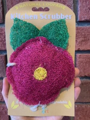 Loofah Art Pink Camellia