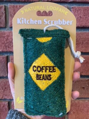 Loofah Art Green coffee bag