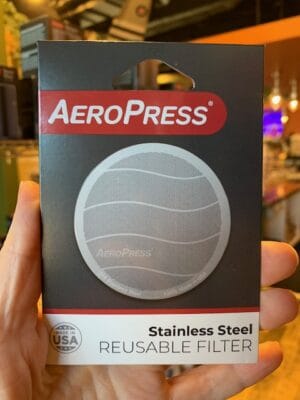 Aeropress Stainess Steel reusable filter