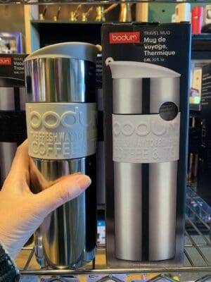 Bodum white 20oz travel mug