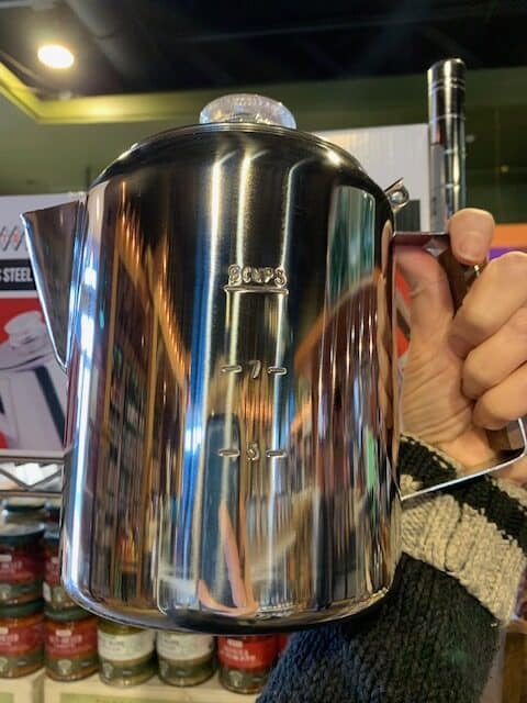Tops Stainless Steel Percolator 9 Cup Cupper s Coffee Tea