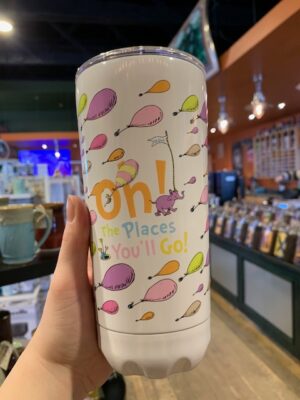 Dr. Seuss Oh the Places you'll go travel mug