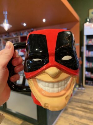 Marvel Deadpool Mug, fully sculpted