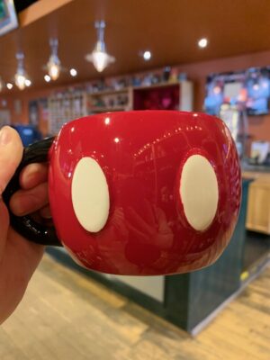 Mickey mouse red pants mug