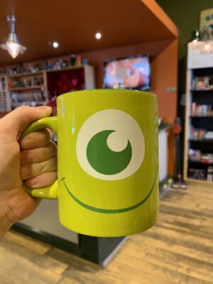 Monsters Inc. Mike Wazowski Smiling green mug