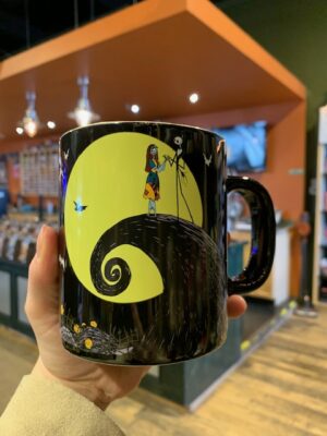 Nightmare Before Christmas Mug black with a full moon