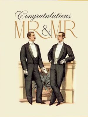 Offensive & Delightful Congrats Mr. & Mr. Wedding Card