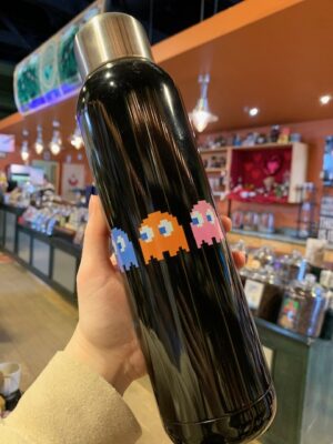 Pac-Man steel water bottle