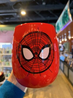 Red Spiderman handle in mug