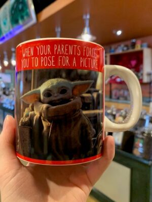 Star Wars The Child Pose for a Picture Mug