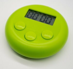 Bright green digital Timer