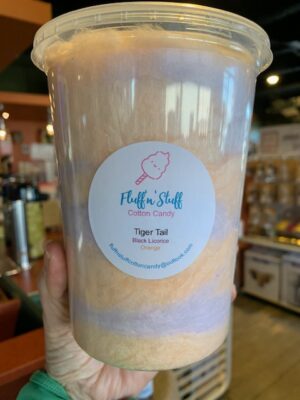 Tiger Tail cotton candy Fluff & Stuff in the 32 oz tub