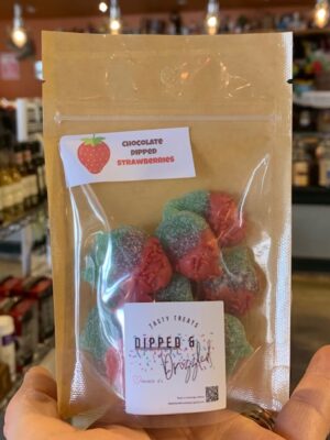 Dipped & Drizzled Chocolate Dipped Strawberry Gummies